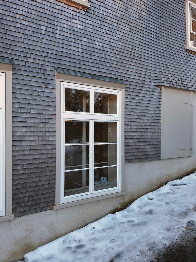 Haus in Trogen AR mit Holzschindeln
