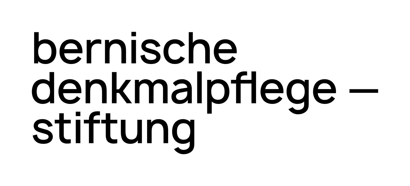 Logo Bernische Denkmalpflege-Stiftung