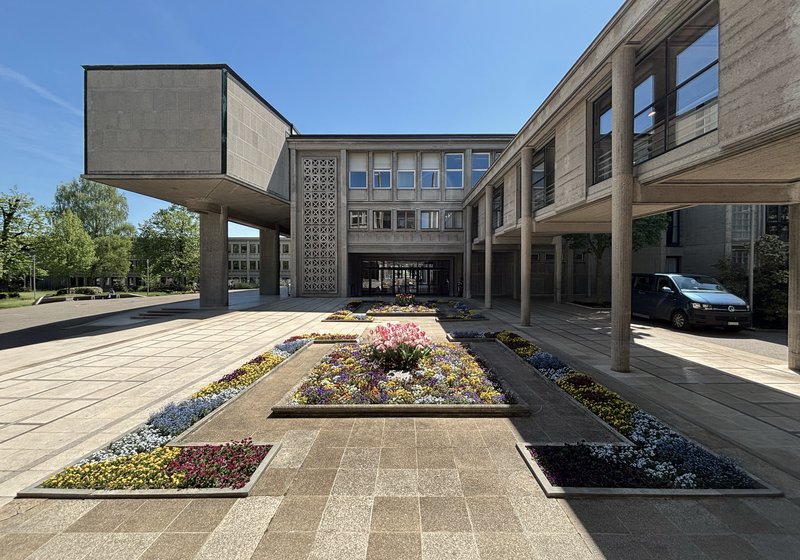Ansicht der Universität Miséricorde in Freiburg